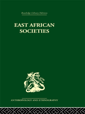 cover image of East African Societies